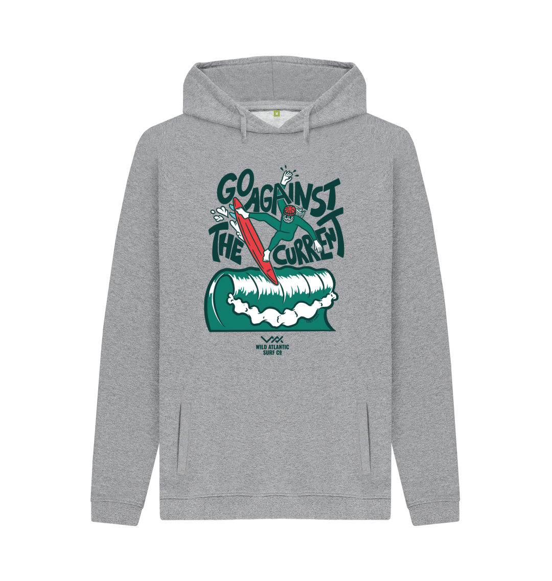Light Heather Printed Hoody Front