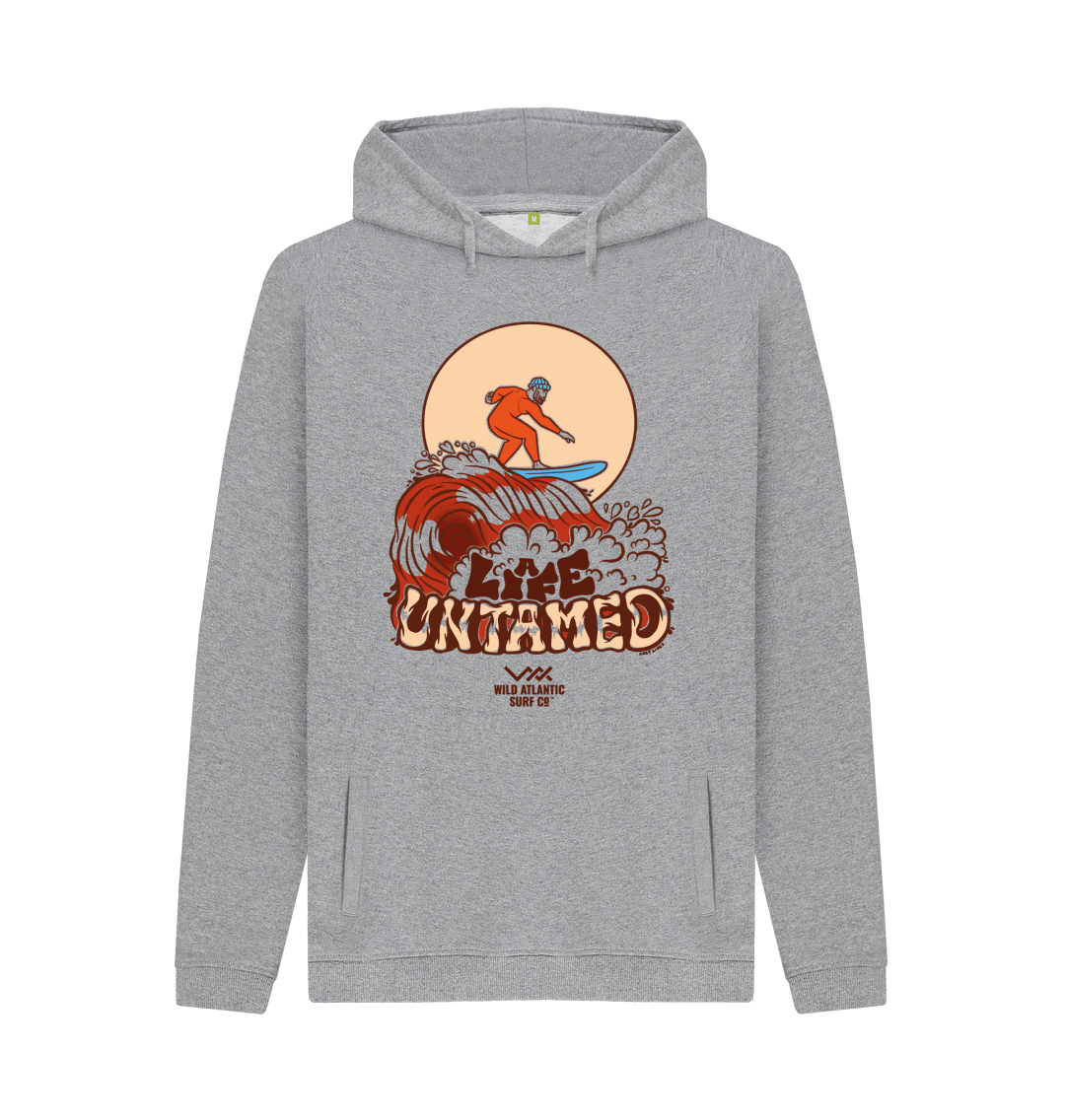 Light Heather Printed Hoody Front