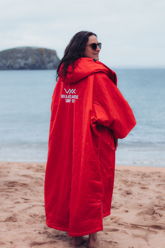 Womens Red Changing Robe