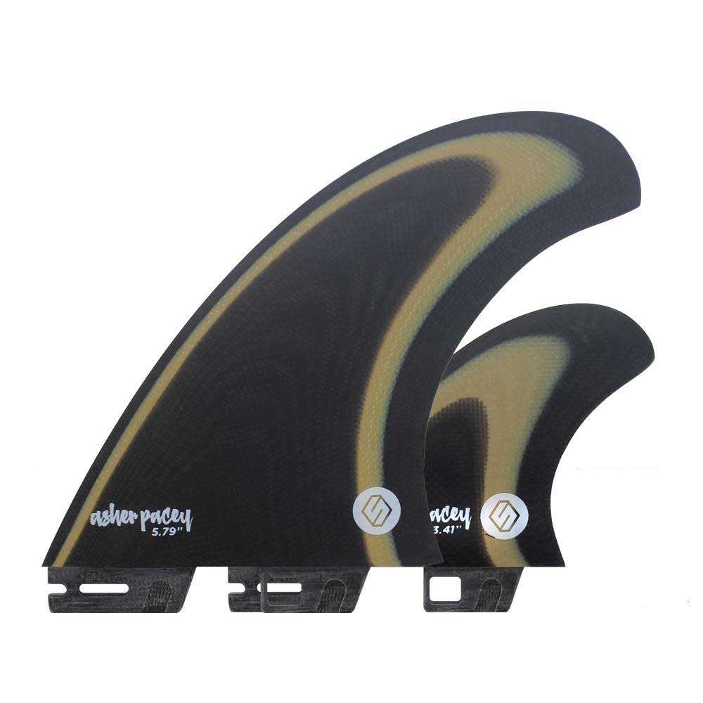Asher Pacey Large Twin Fins – Black Gold