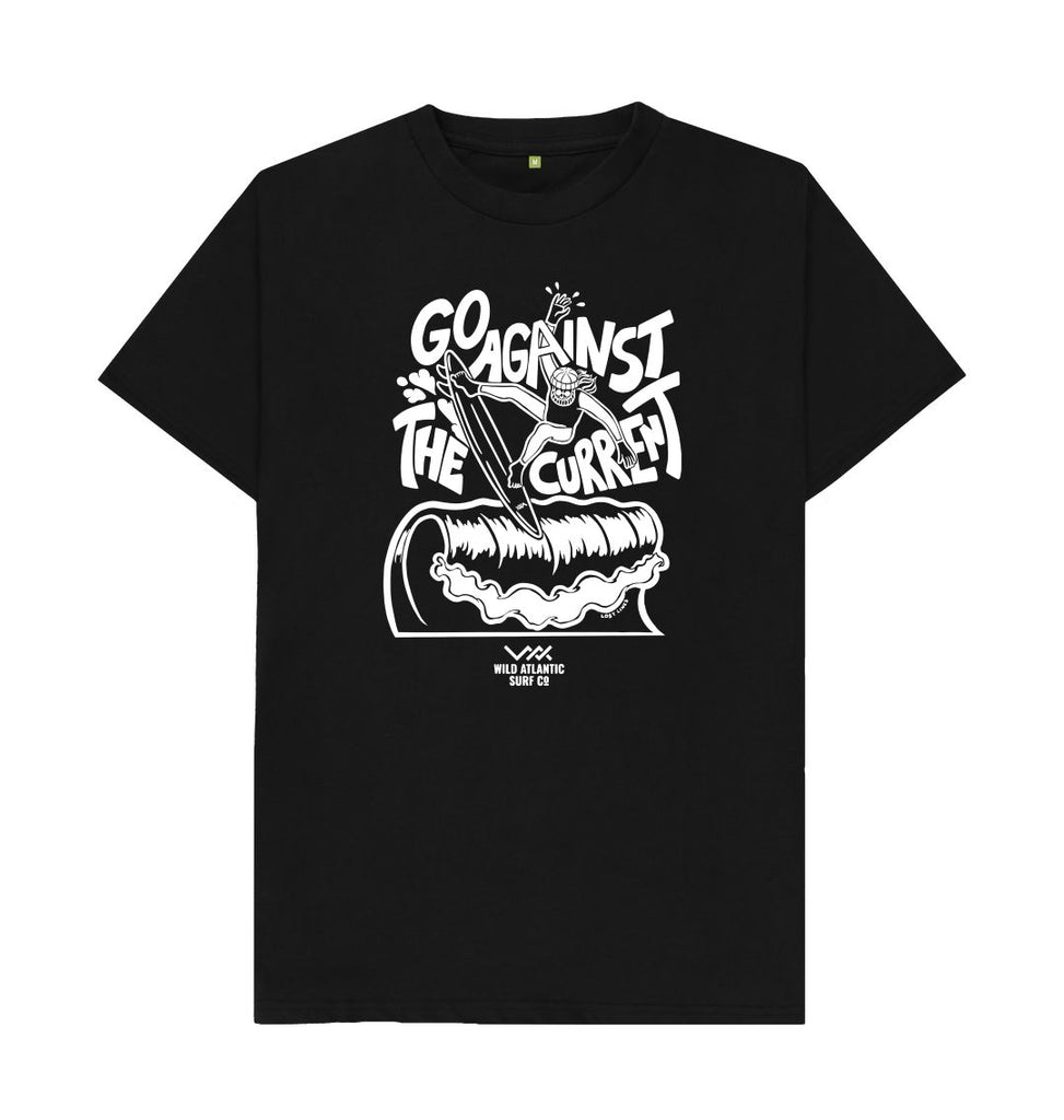 Black Go Against The Current - B&W Tee