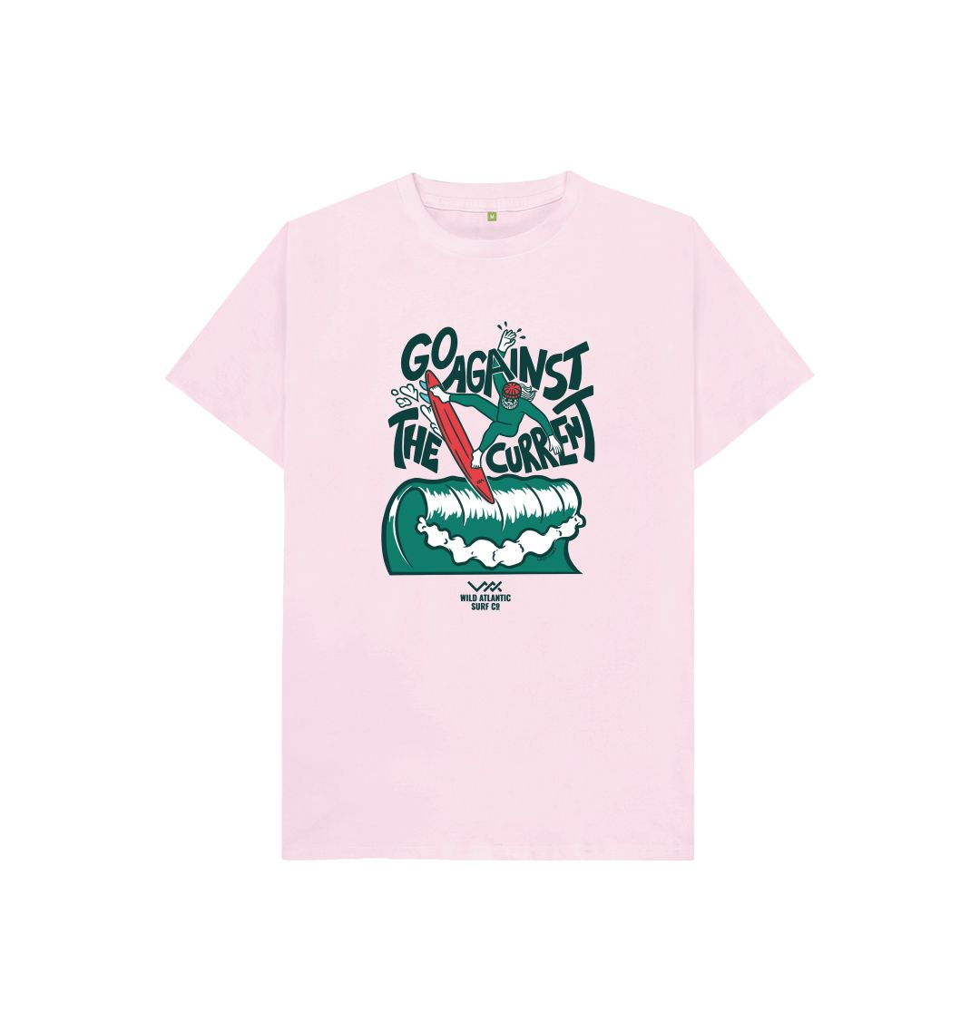 Pink Go Against The Current - Kids Tee