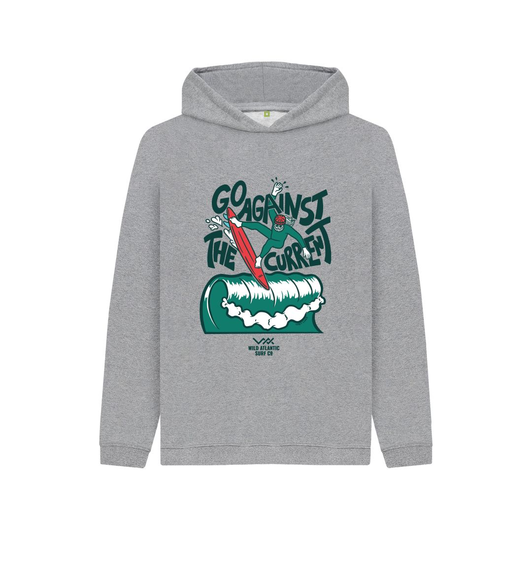 Athletic Grey Go Against The Current - Kids Hoodie
